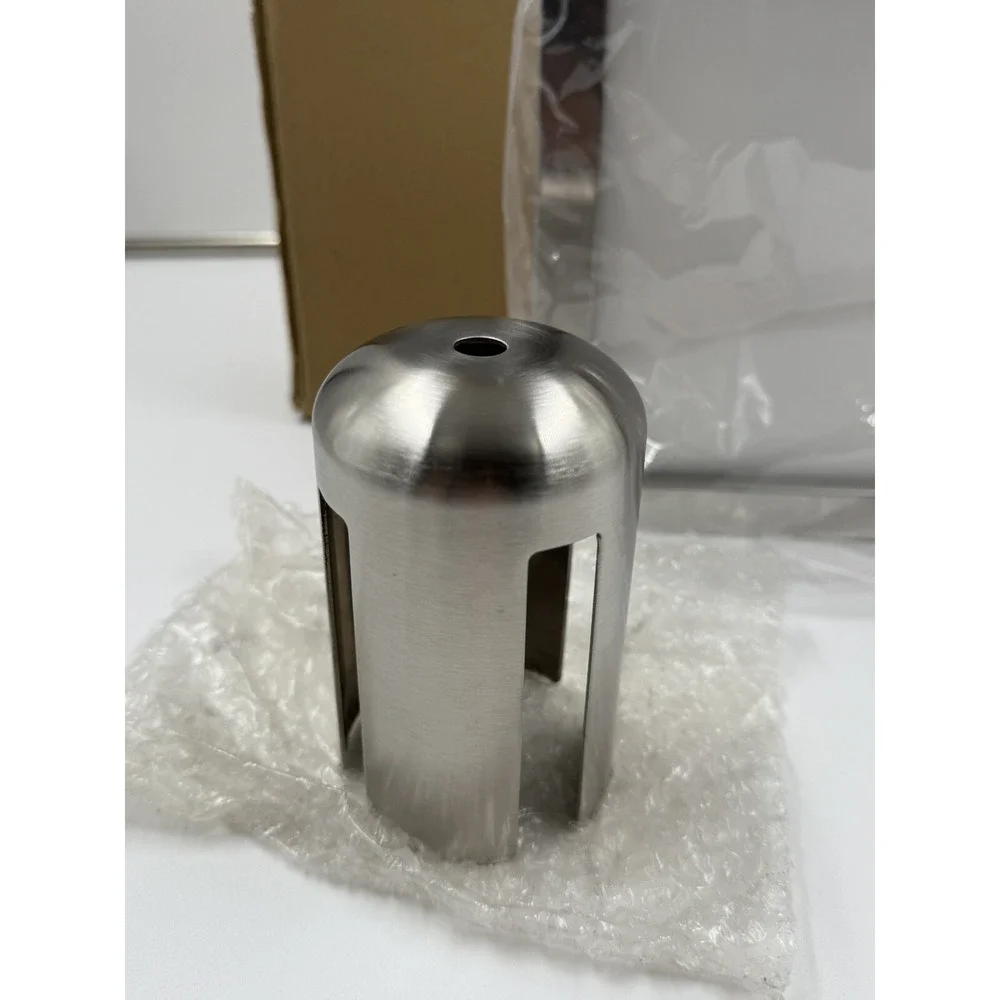 A4 Portrait Barrier Post Top Sign Holder‎ Stainless Steel